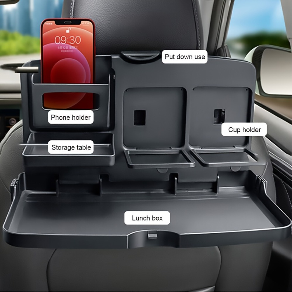 Desk Setup Ideas - Car Backseat Tray Table,Foldable Seat Back