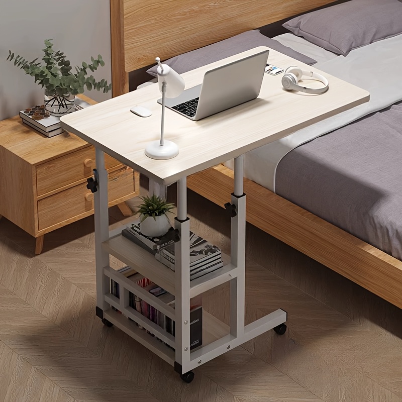 Desk Setup Ideas - [Mobile Laptop Table] Height-Adjustable Mobile Laptop