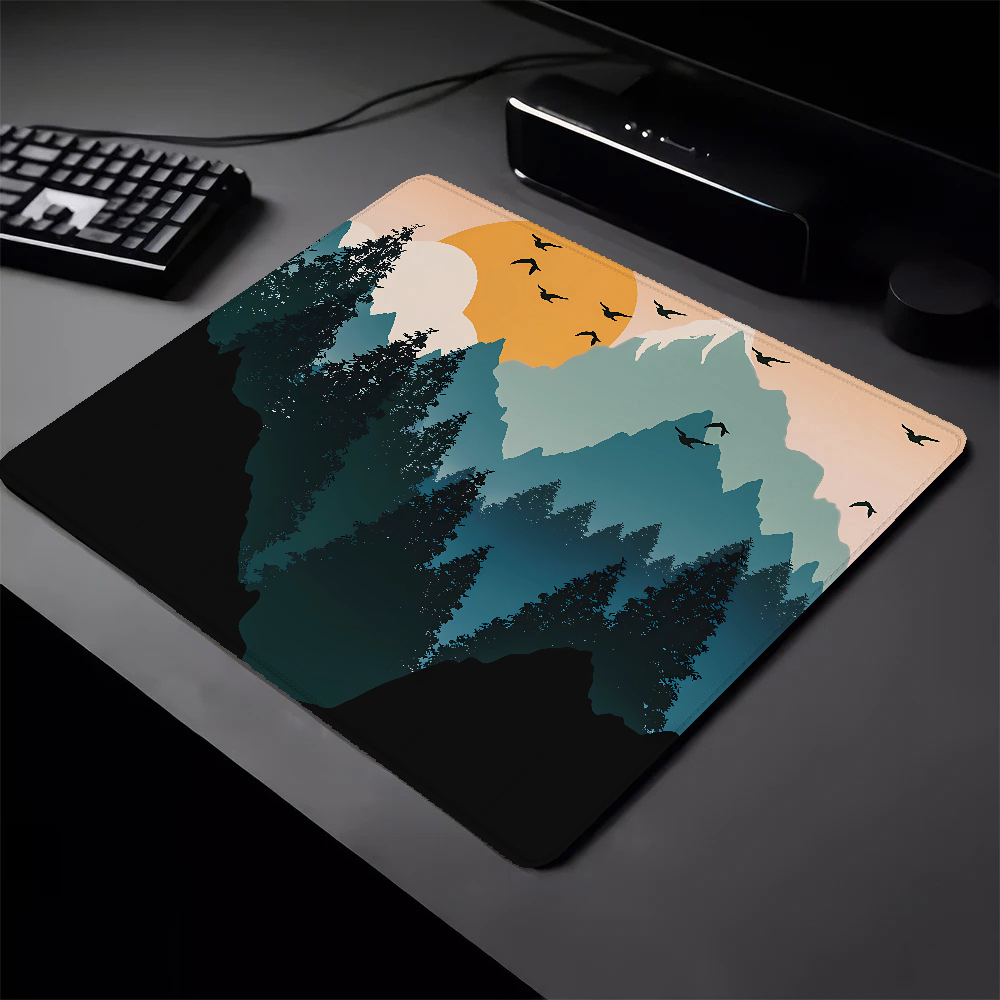 Korean Desk Setup - Rubber Mat Small Kawaii Mouse Pad