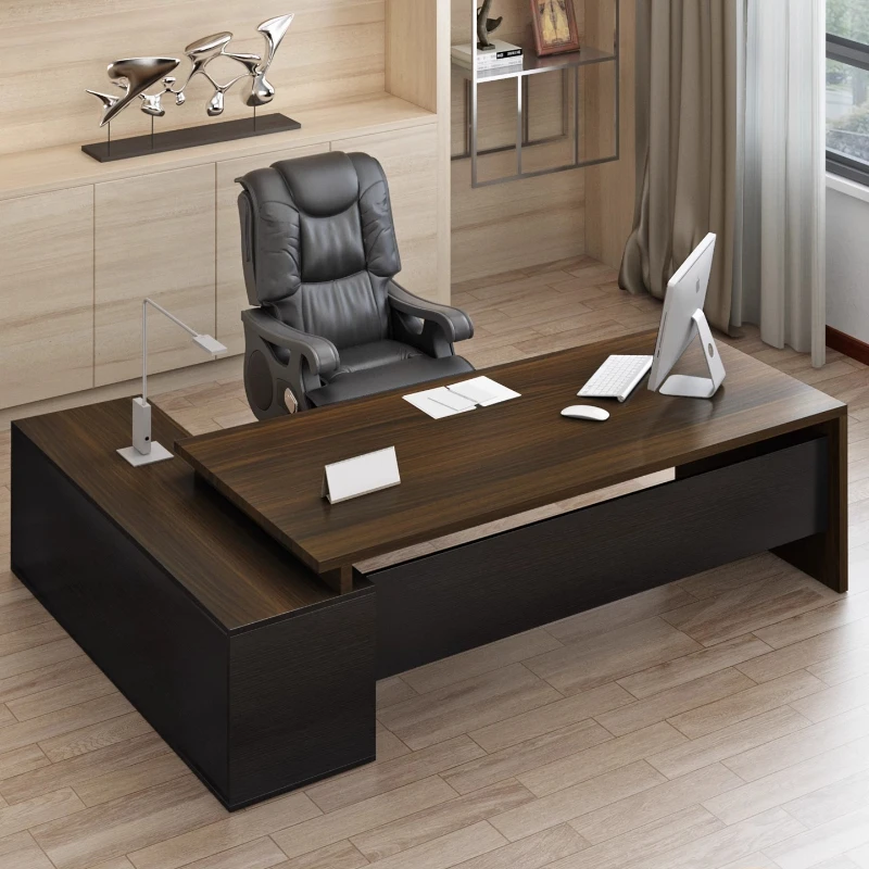 Desk Setup Ergonomics - Office Desk Executive Style Ergonomic Setup