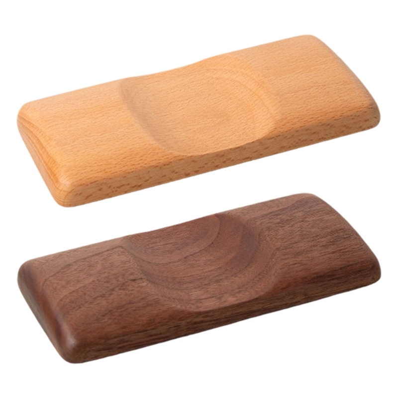 Desk Setup Keyboard - U55C Elegant Wooden Mouse Wrist Rest