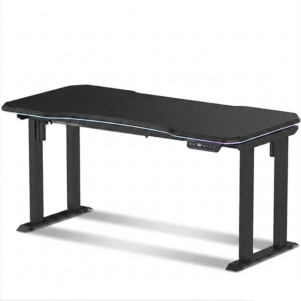 Desk Setup Ergonomics - Dual Motor 4 Leg Standing Gaming