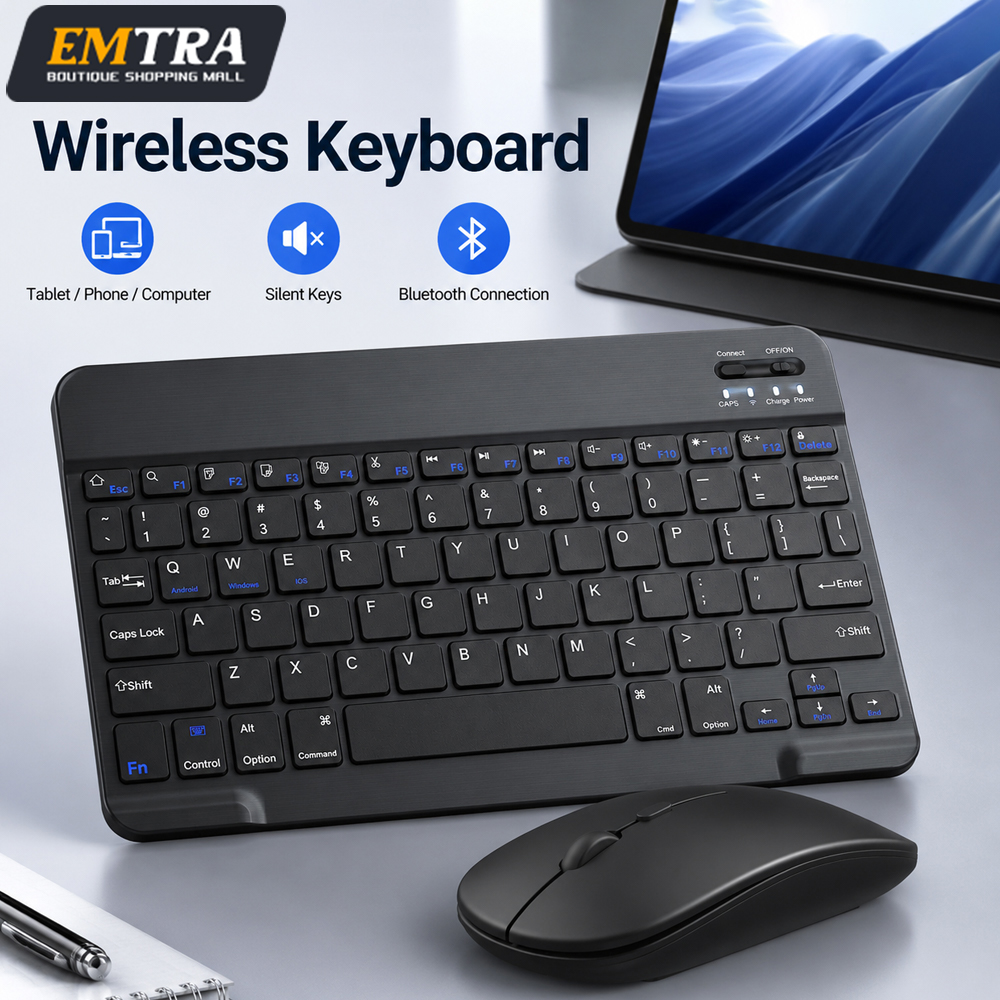 Desk Setup Keyboard - Bluetooth Wireless Keyboard For Android IOS