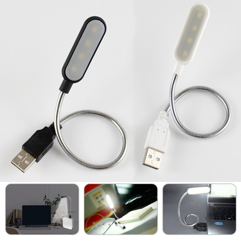 Mini 4 LED Book Lamp Portable  - Desk Setup Ideas reseña y precio