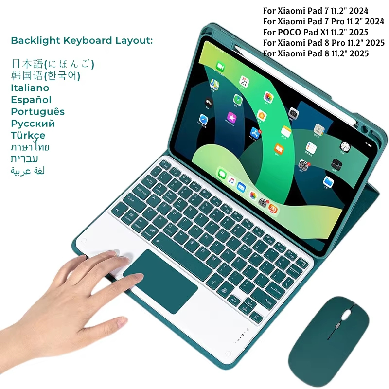 Backlight Keyboard Case Mouse  - Desk Setup Keyboard reseña y precio