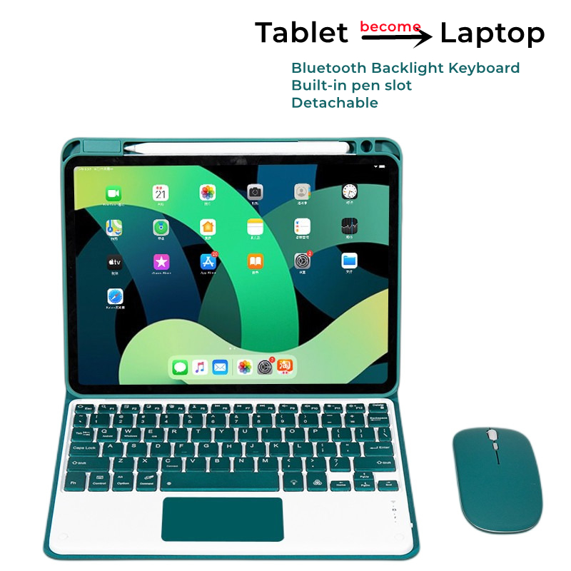 Backlight Keyboard Case Mouse  - Desk Setup Keyboard reseña y precio