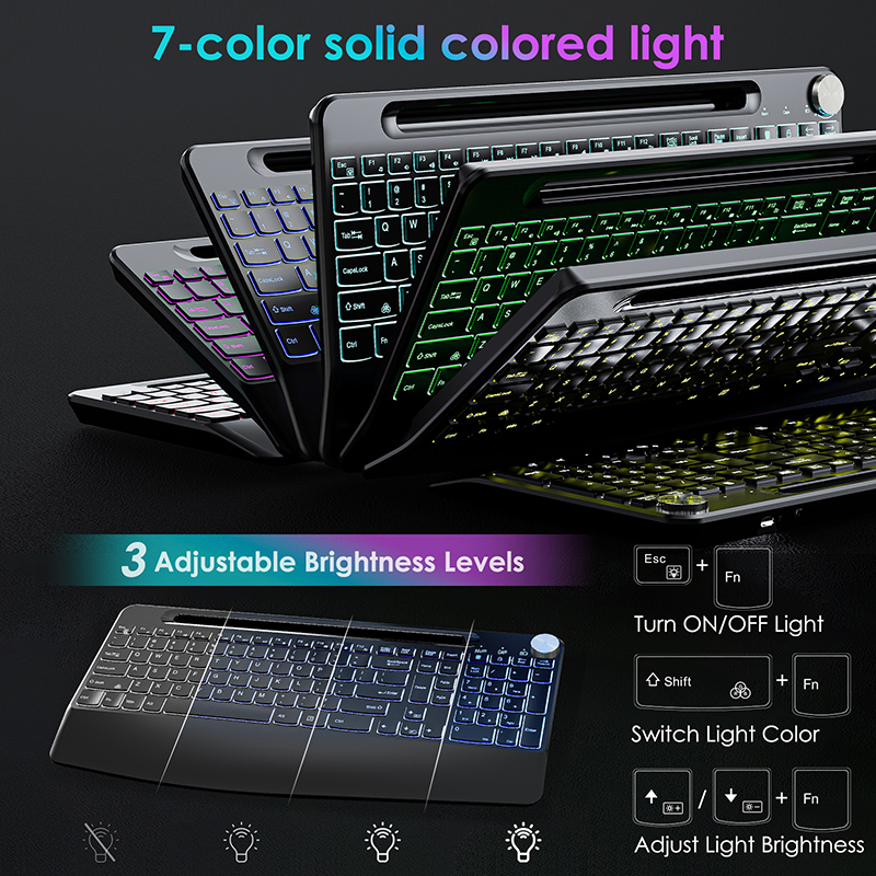 2.4G&Type-C Wireless Keyboard  - Desk Setup Keyboard reseña y precio
