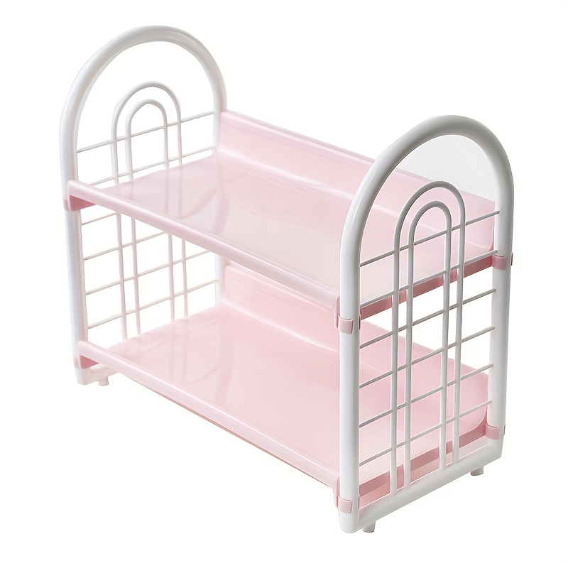 1pc Double Layer Multi-Functio - Desk Setup Shelf reseña y precio