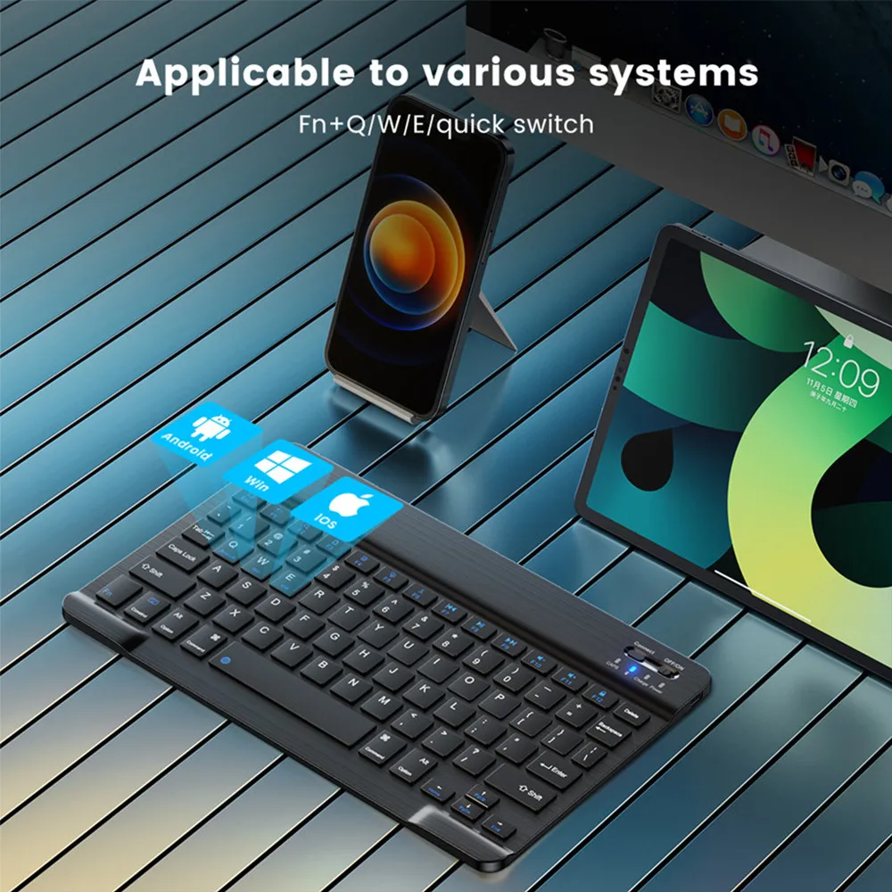 New 2025 Bluetooth Wireless Ke - Desk Setup Keyboard reseña y precio