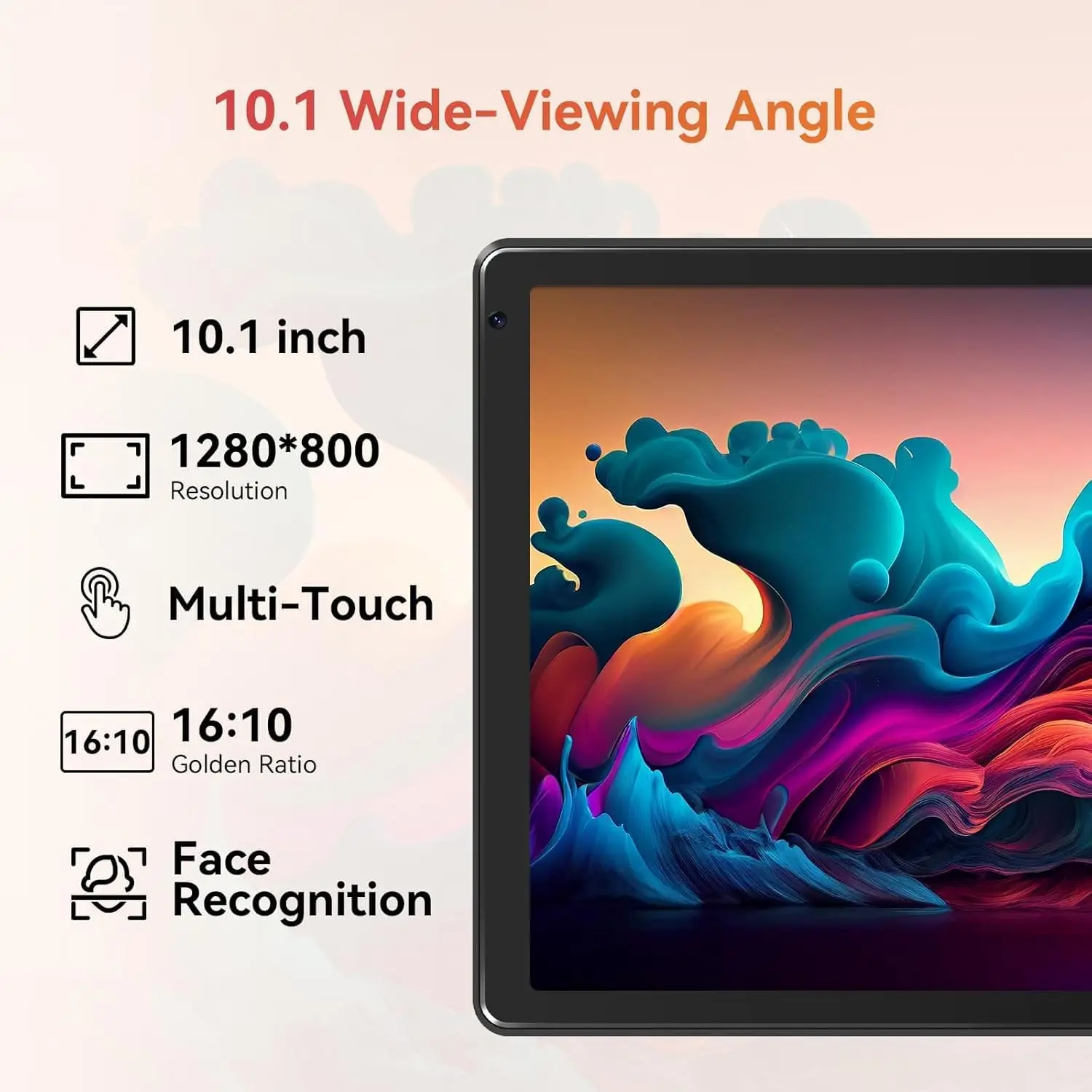 URAO 10 Inch Android 15 Tablet - Desk Setup Keyboard reseña y precio