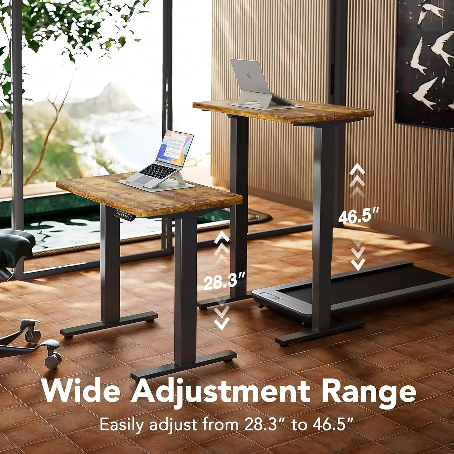 Electric Standing Desk, 55 x 2 - Desk Setup L Shaped reseña y precio