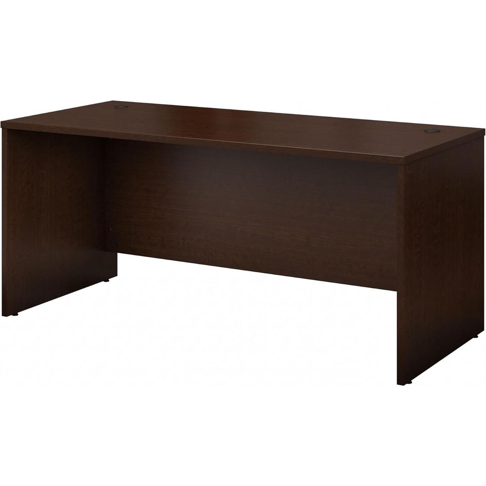 66W Office Desk in Mocha Cherr - Desk Setup L Shaped reseña y precio