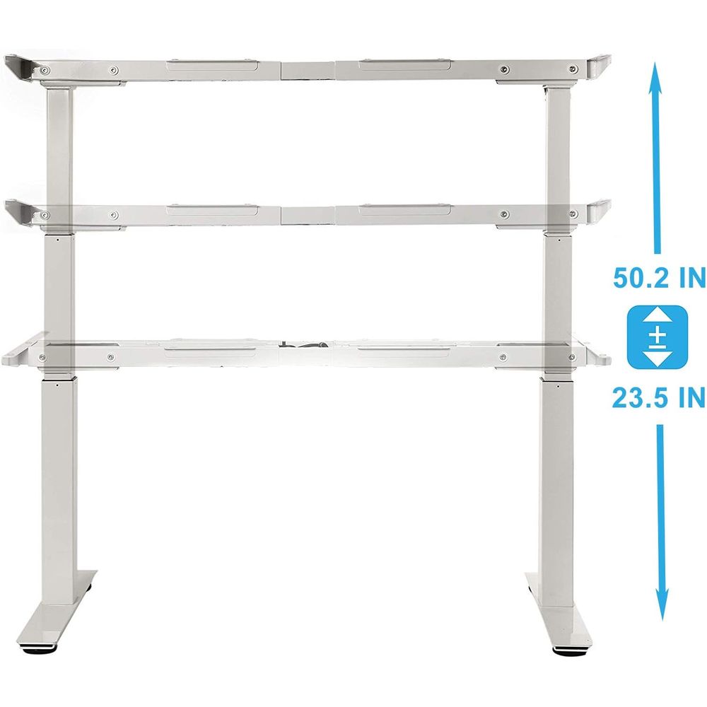 Electric Dual Motor Stand Up D - Desk Setup L Shaped reseña y precio