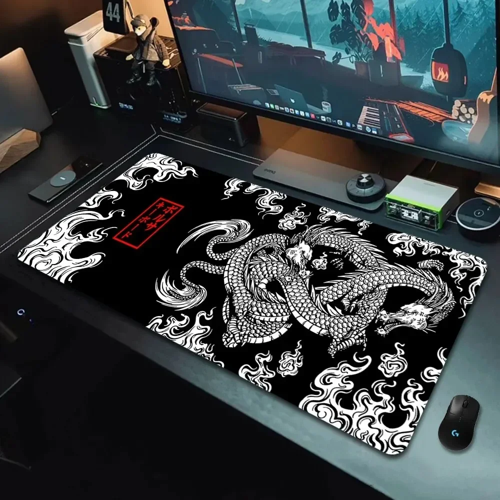 Gaming Mouse Pad Black White C - Desk Setup Black And White reseña y precio