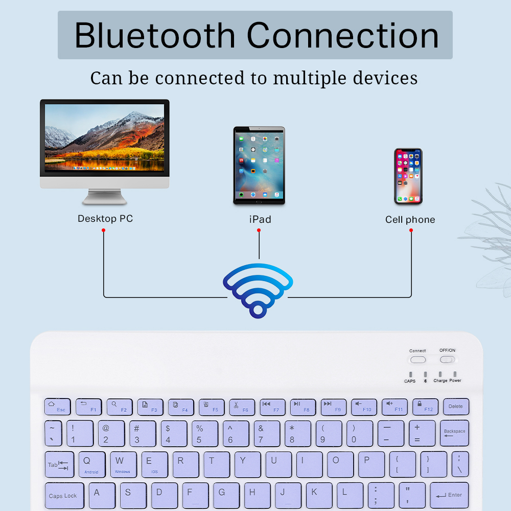 Mini Wireless Keyboard Bluetoo - Desk Setup Keyboard reseña y precio