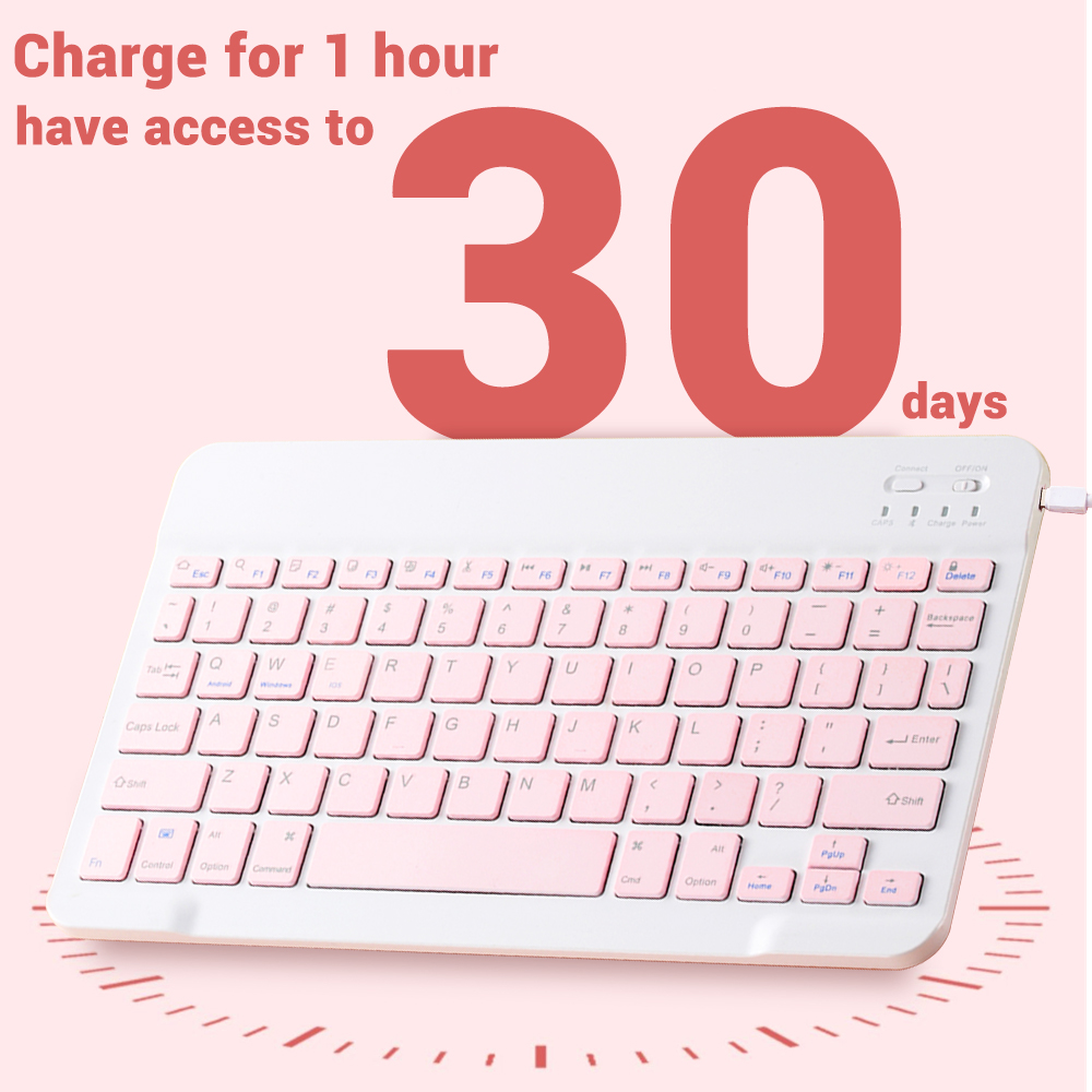 Mini Wireless Keyboard Bluetoo - Desk Setup Keyboard reseña y precio