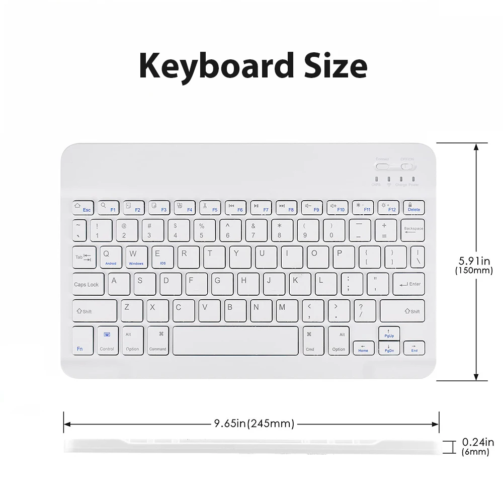Universal Wireless Bluetooth K - Desk Setup Keyboard reseña y precio