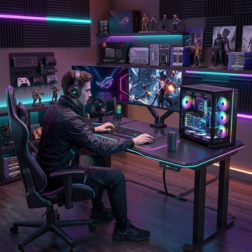 Dual Motor 4 Leg Standing Gami - Desk Setup Ergonomics reseña y precio
