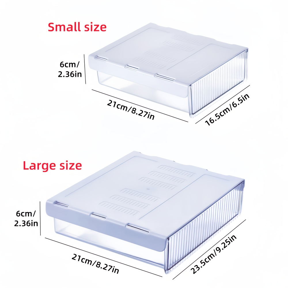 1pc Under Desk Clear Drawer Or - Desk Drawer Unit reseña y precio