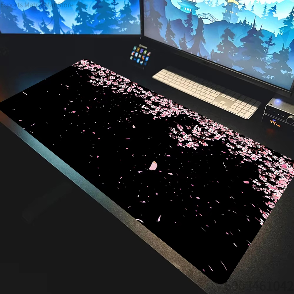 Japanese Cherry Blossom Large  - Desk Setup Background reseña y precio