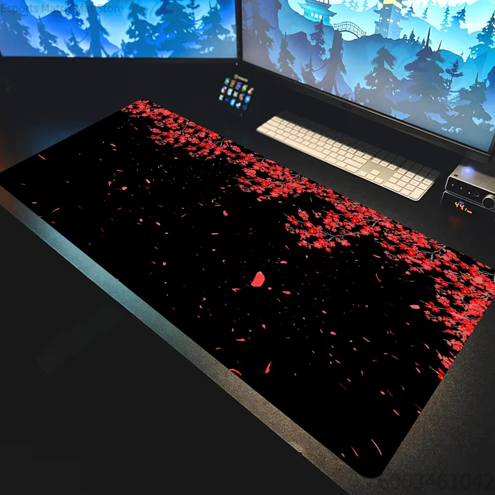 Japanese Cherry Blossom Large  - Desk Setup Background reseña y precio