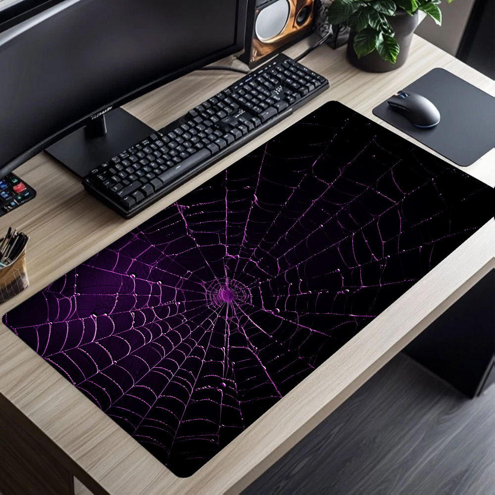 Abstract Black White Mouse Pad - Desk Setup Black And White reseña y precio