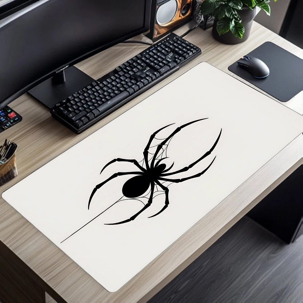 Abstract Black White Mouse Pad - Desk Setup Black And White reseña y precio