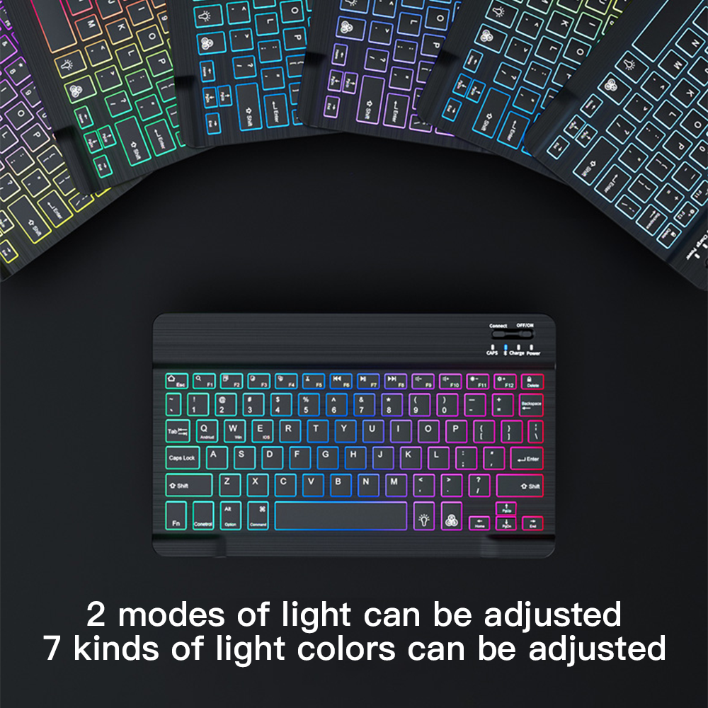 Backlit Backlight Bluetooth Ke - Desk Setup Keyboard reseña y precio
