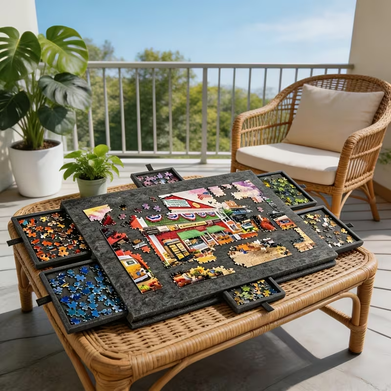 6-Drawer 1500pcs Jigsaw Puzzle - Desk Drawer Unit reseña y precio