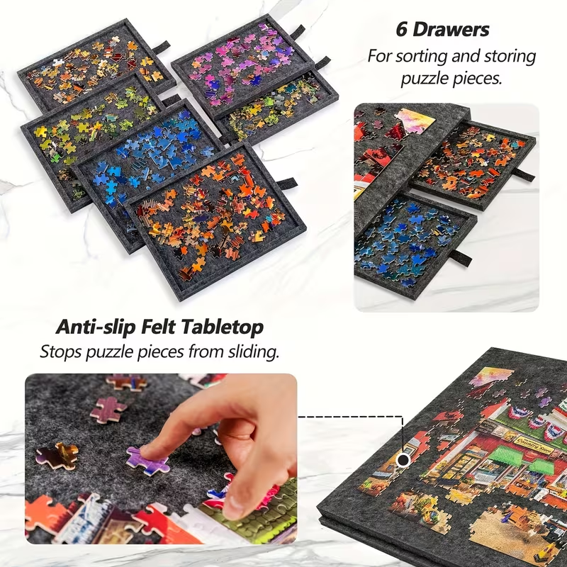 6-Drawer 1500pcs Jigsaw Puzzle - Desk Drawer Unit reseña y precio
