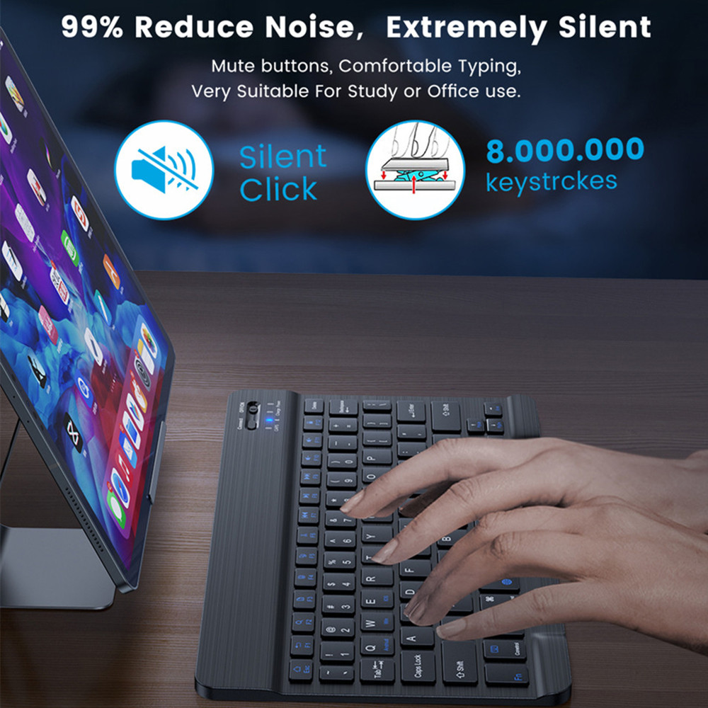 10 lnch Wireless  Bluetooth Mi - Desk Setup Keyboard reseña y precio