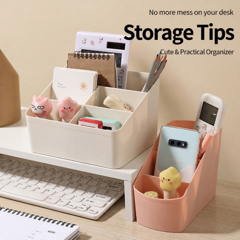 Desktop Multifunctional Makeup - Desk Drawer Unit reseña y precio