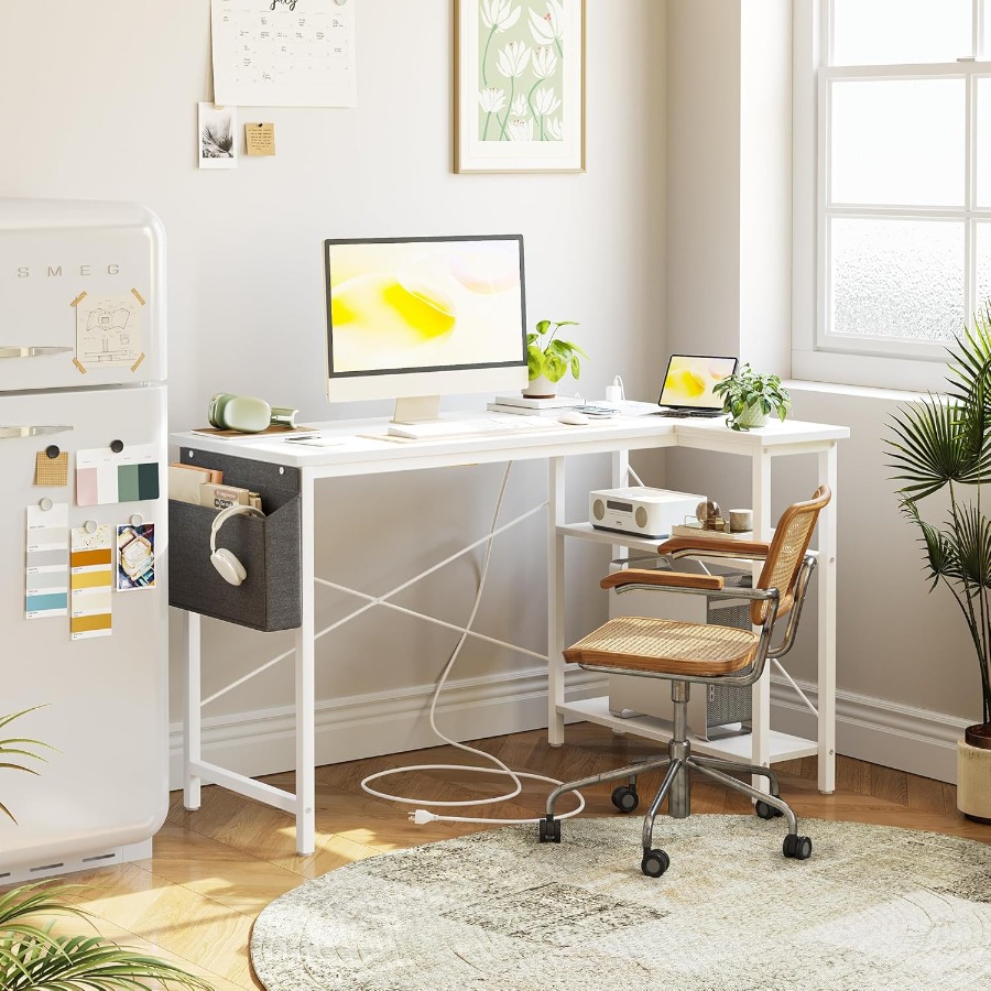 L Shaped Computer Desk with Bu - Desk Setup L Shaped reseña y precio