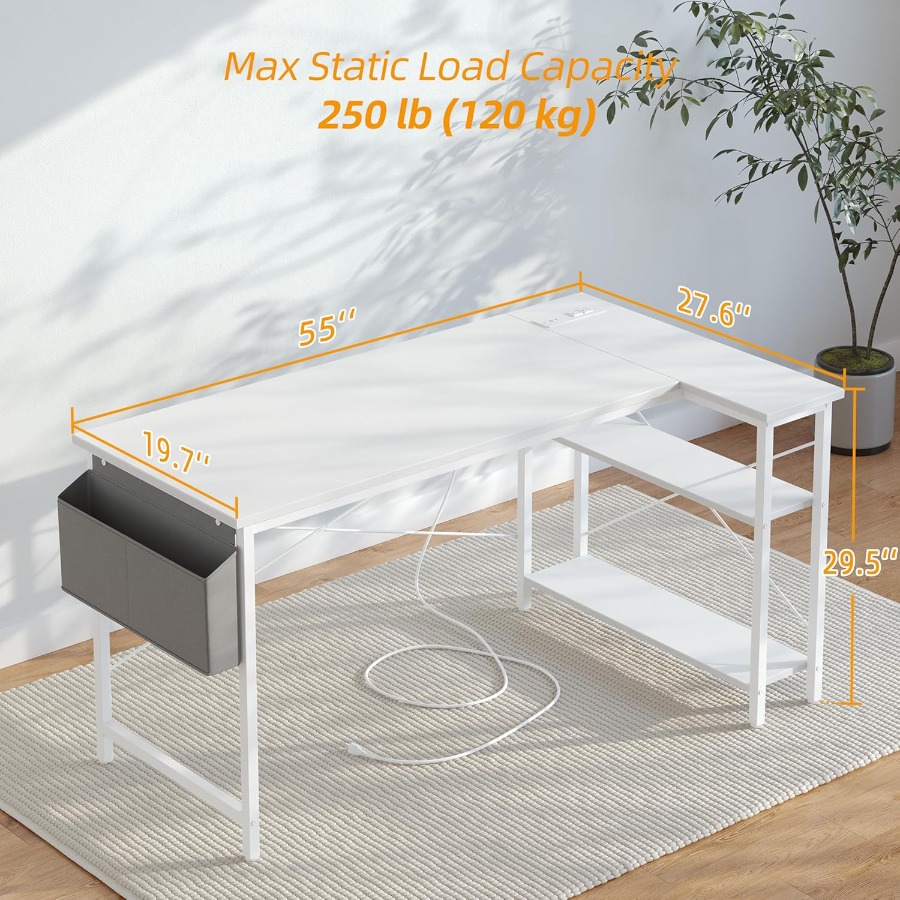 L Shaped Computer Desk with Bu - Desk Setup L Shaped reseña y precio