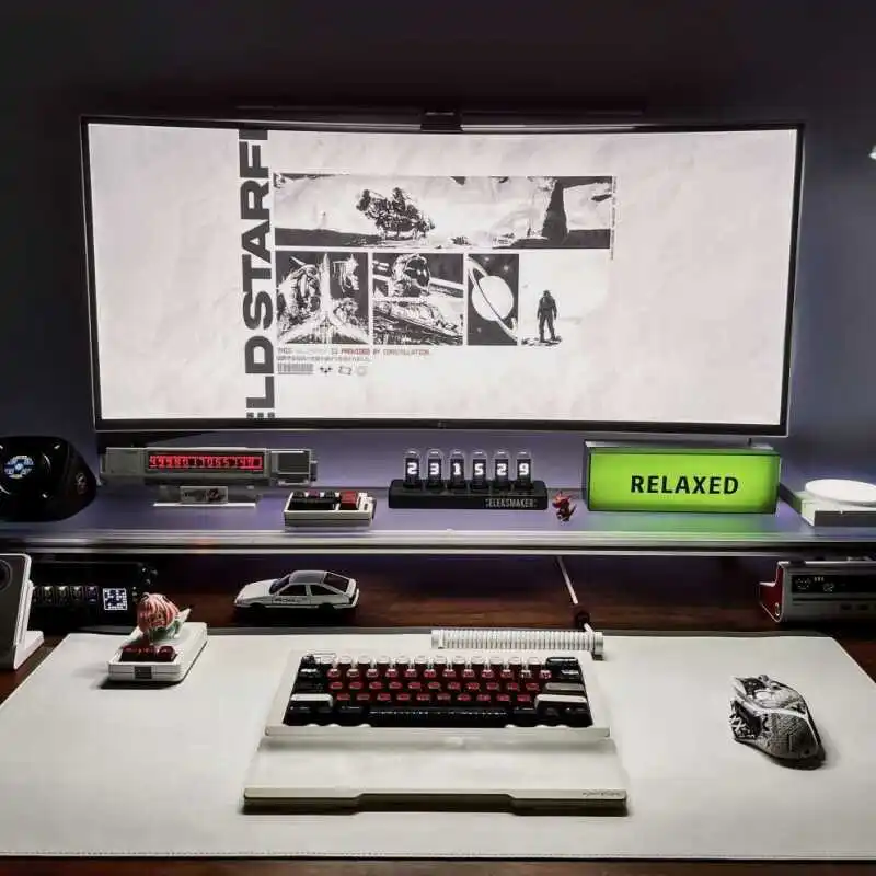 Aluminum Monitor Stand Acrylic - Desk Setup With Laptop And Monitor reseña y precio