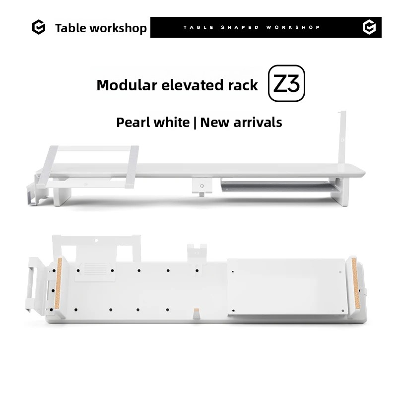 ‌Modular White Monitor Riser S - Desk Setup Ergonomics reseña y precio