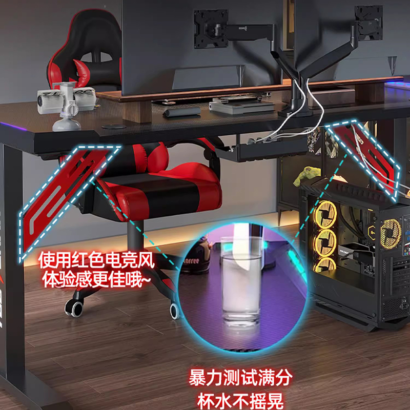 Lift Top Table for Computer He - Desk Setup L Shaped reseña y precio
