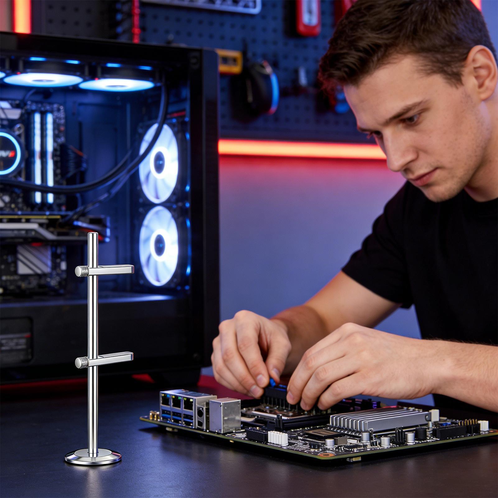 GPU Support With Jack Magnetic - Desk Setup Videos reseña y precio