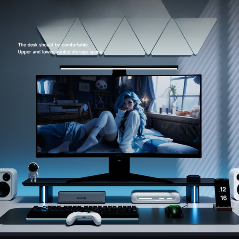 RGB Monitor Stand Ergonomic Co - Desk Setup Ergonomics reseña y precio