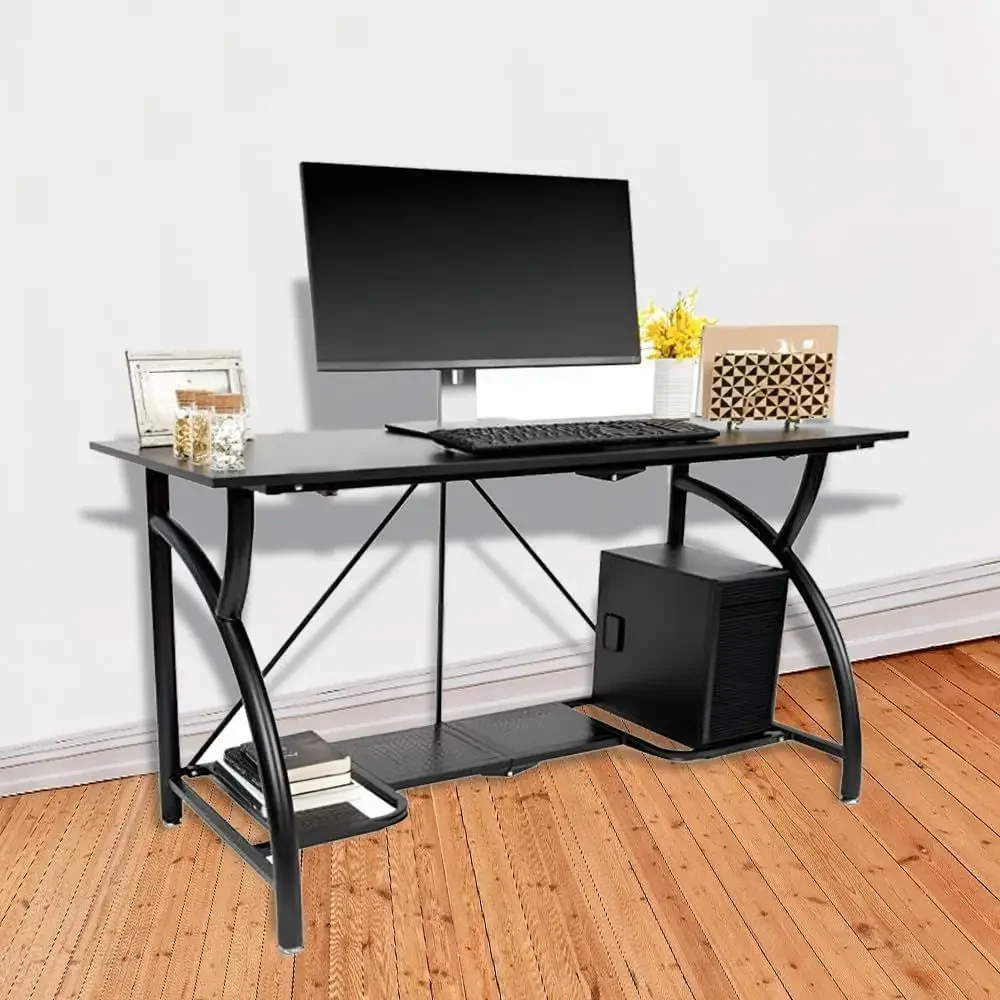 Space-Saving Foldable Desk for - Desk Setup With Laptop And Monitor reseña y precio