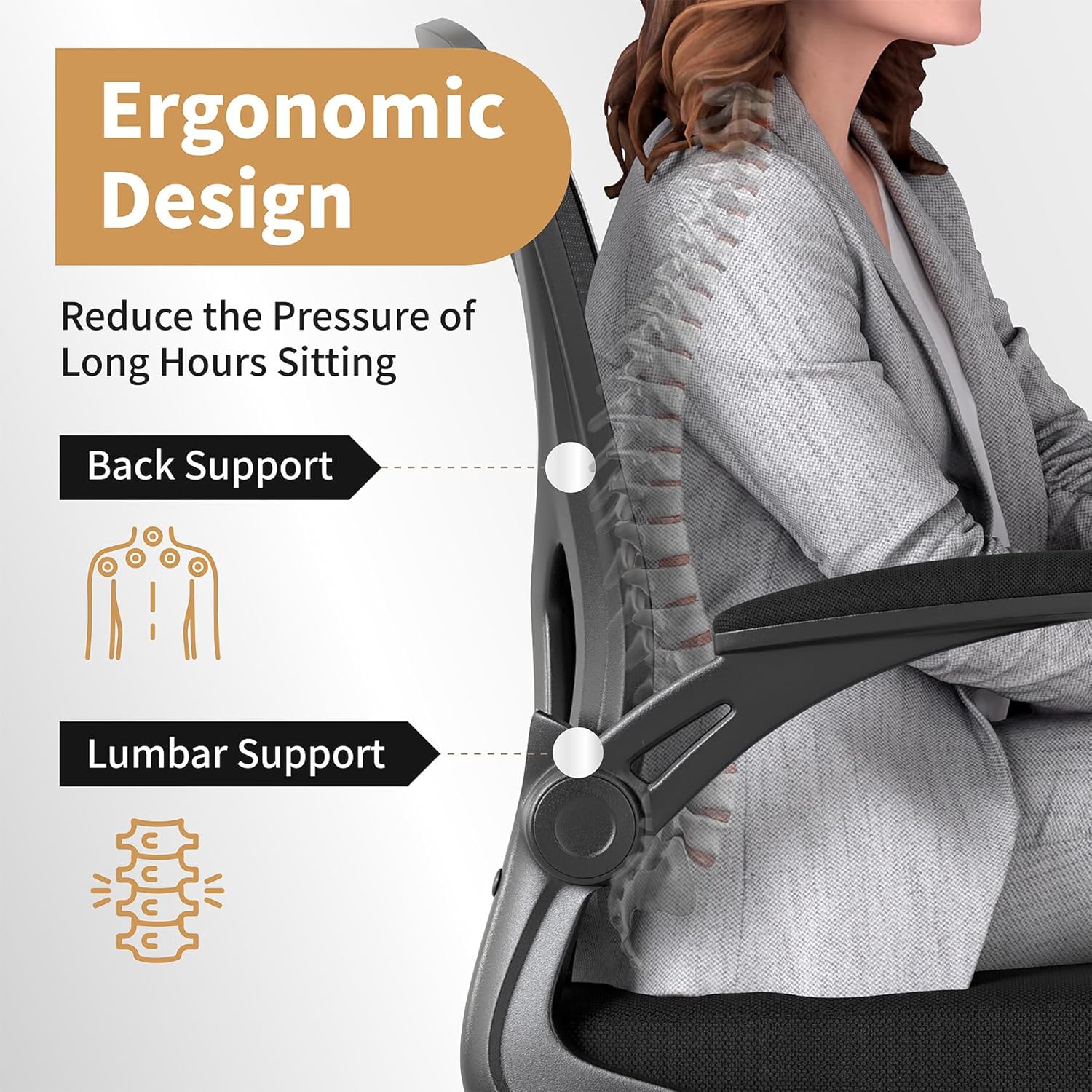 Ergonomic Office Chair Set 8,  - Desk Setup Ergonomics reseña y precio