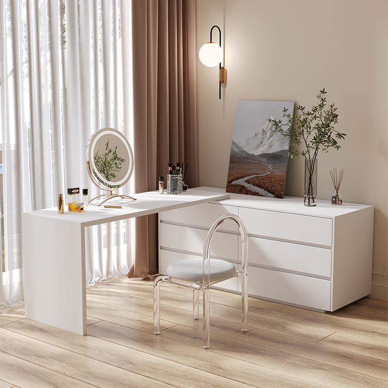 Dresser,Multi-purpose Flat L S - Desk Setup L Shaped reseña y precio