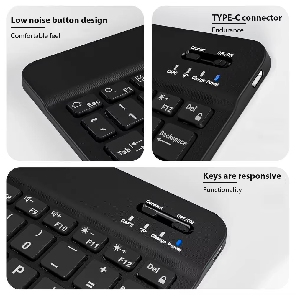 Bluetooth Wireless Keyboard Mo - Desk Setup Keyboard reseña y precio