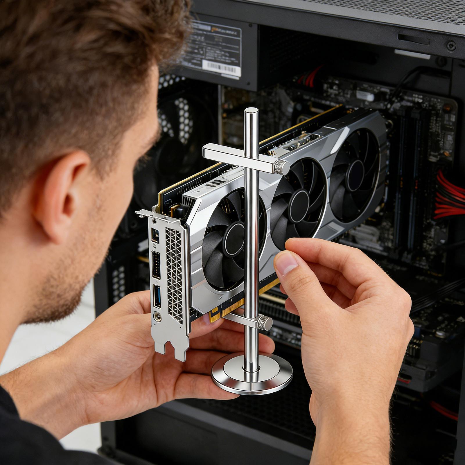 GPU Support Bracket With Jack  - Desk Setup Videos reseña y precio
