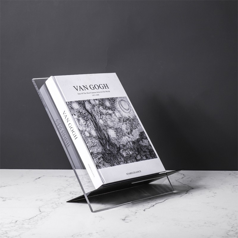 Modern Simple Acrylic Bookshel - Desk Setup Shelf reseña y precio