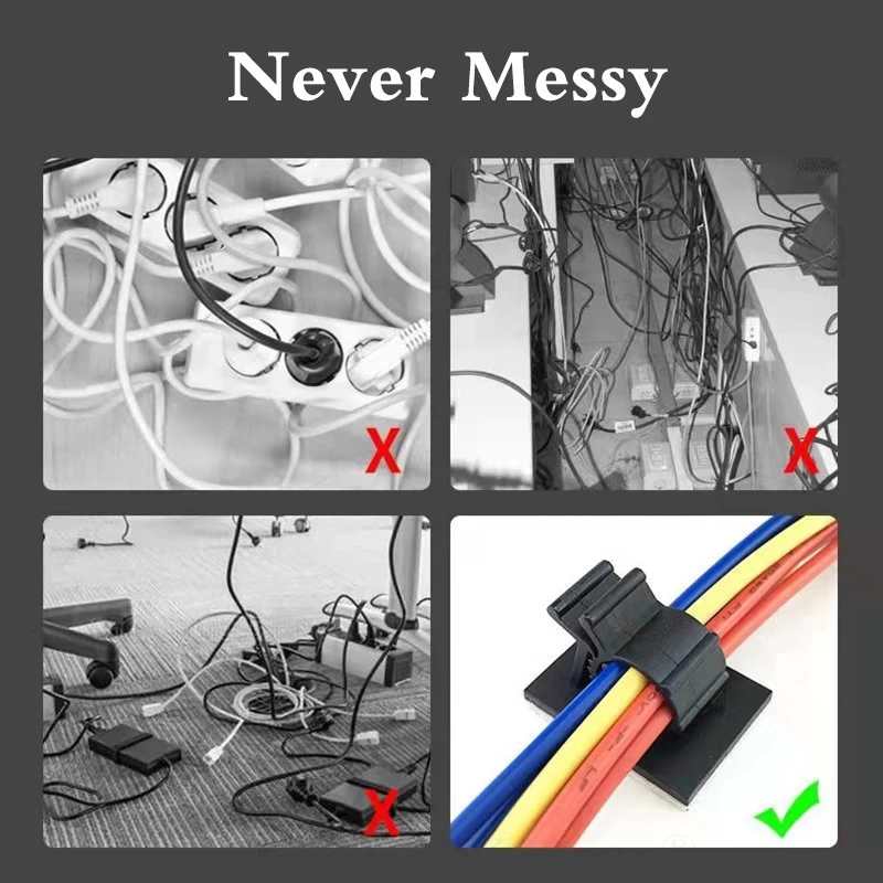 Cable Organizer Self Adhesive  - Desk Setup Ideas reseña y precio