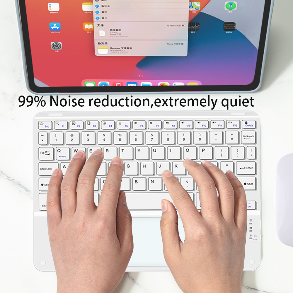 Touchpad Wireless Keyboard and - Desk Setup Keyboard reseña y precio