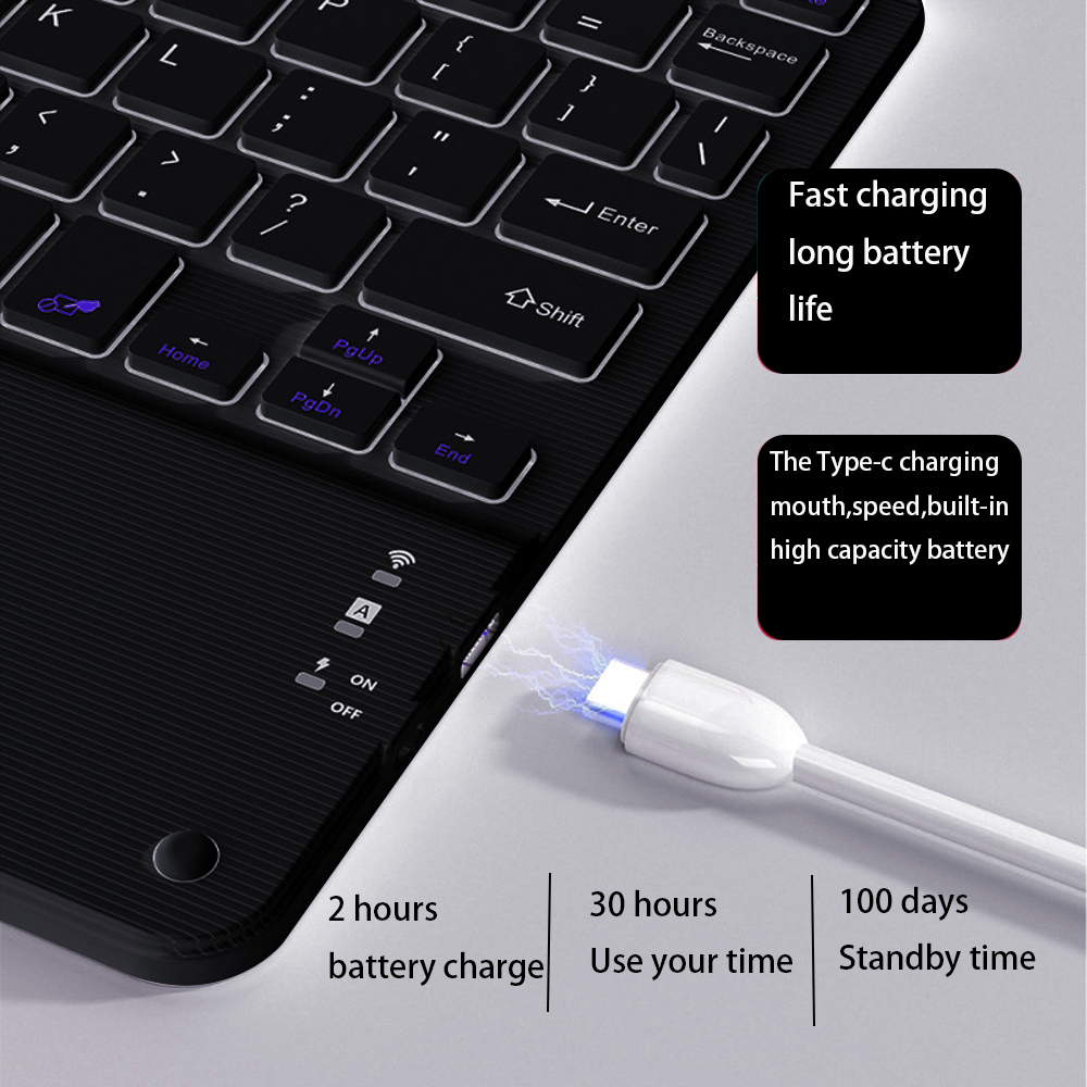 Touchpad Wireless Keyboard and - Desk Setup Keyboard reseña y precio