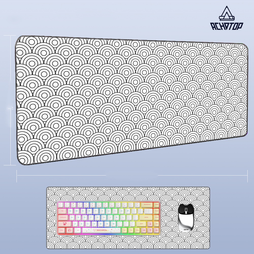 Mousepads Large Anime Mouse Pa - Desk Setup Black And White reseña y precio
