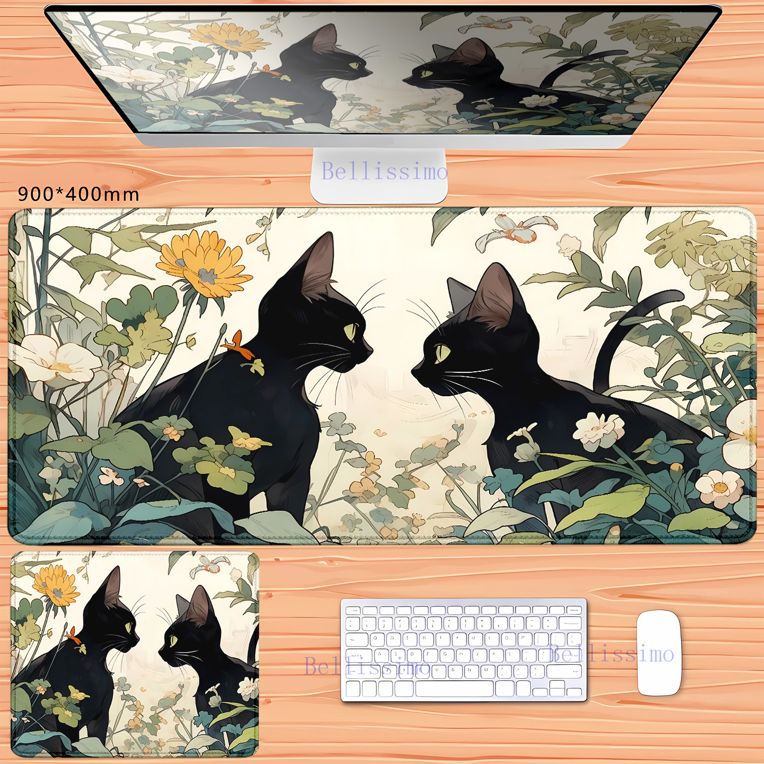 XXL teclado Rubber mousepad La - Korean Desk Setup reseña y precio